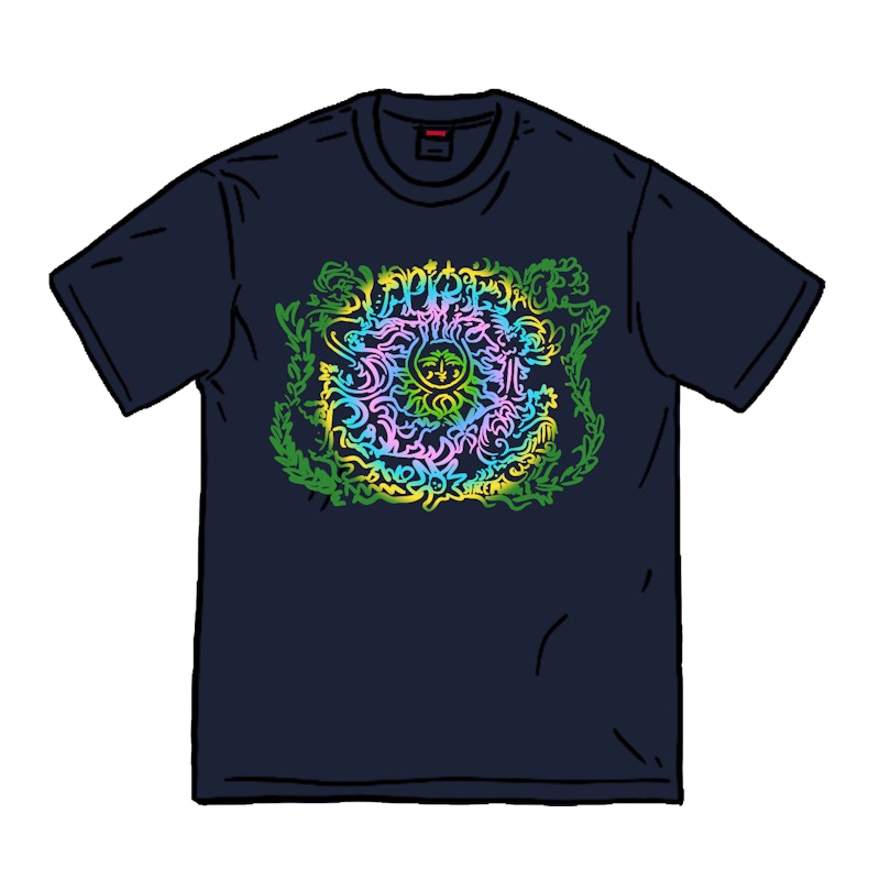 Supreme Crest Tee Navy
