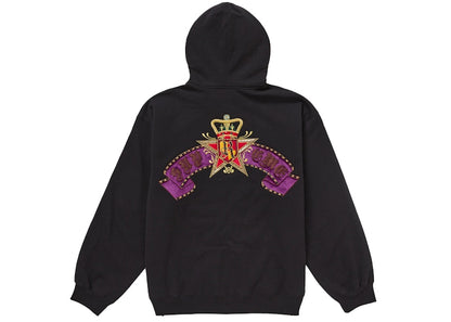 Supreme Crest Zip Up Hooded Sweatshirt Black