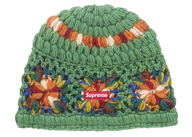 Supreme Crochet Beanie (SS25) Green