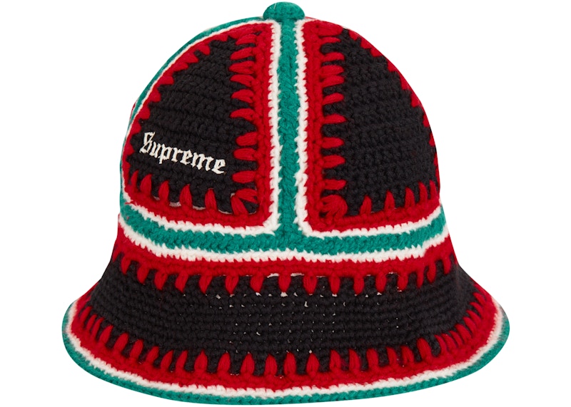 Supreme Crochet Edge Hat Black