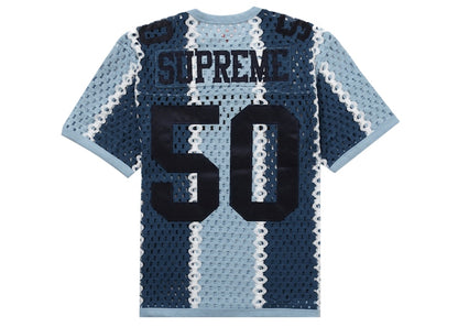 Supreme Crochet Football Jersey Slate