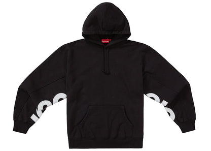 Supreme Cropped Panels Hooded Sweatshirt Black