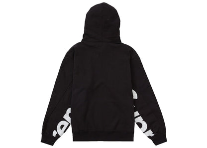Supreme Cropped Panels Hooded Sweatshirt Black