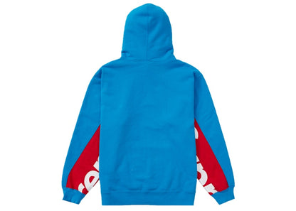 Supreme Cropped Panels Hooded Sweatshirt Bright Blue