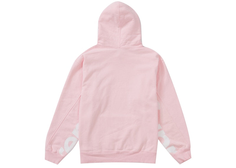 Supreme Cropped Panels Hooded Sweatshirt Light Pink