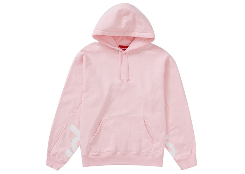 Supreme Cropped Panels Hooded Sweatshirt Light Pink