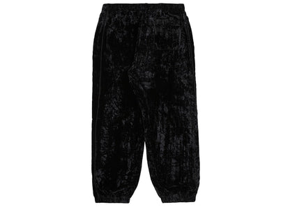 Supreme Crushed Velvet Track Pant Black