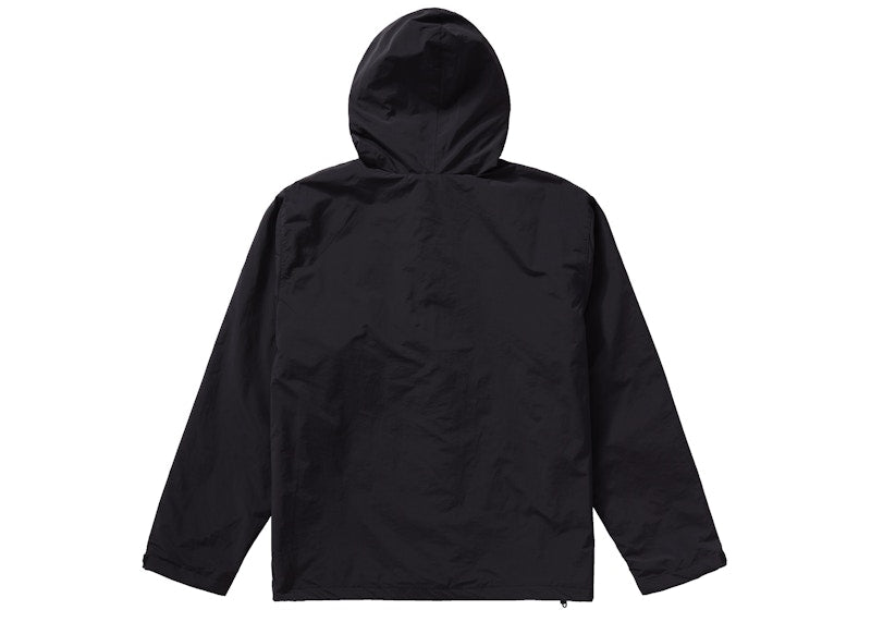Supreme Curve Logos Ripstop Jacket Black