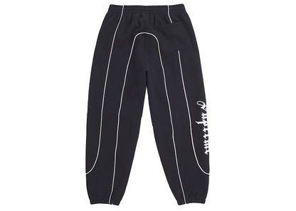 Supreme Curve Piping Sweatpant Black