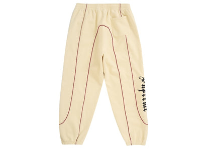 Supreme Curve Piping Sweatpant Natural