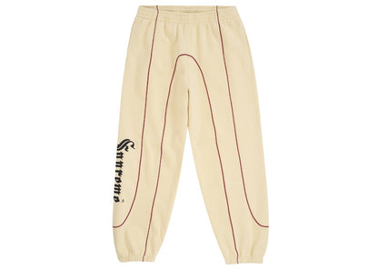 Supreme Curve Piping Sweatpant Natural
