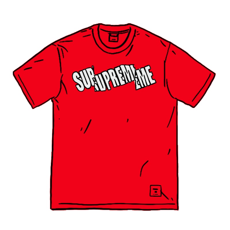 Supreme Cut Logo S/S Top Red