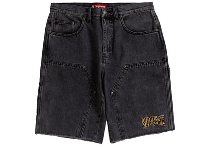 Supreme Cutoff Double Knee Denim Painter Short Black