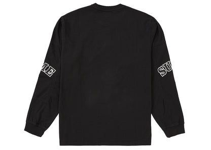 Supreme Cutout Sleeves L/S Top Black