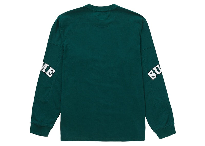Supreme Cutout Sleeves L/S Top Dark Teal