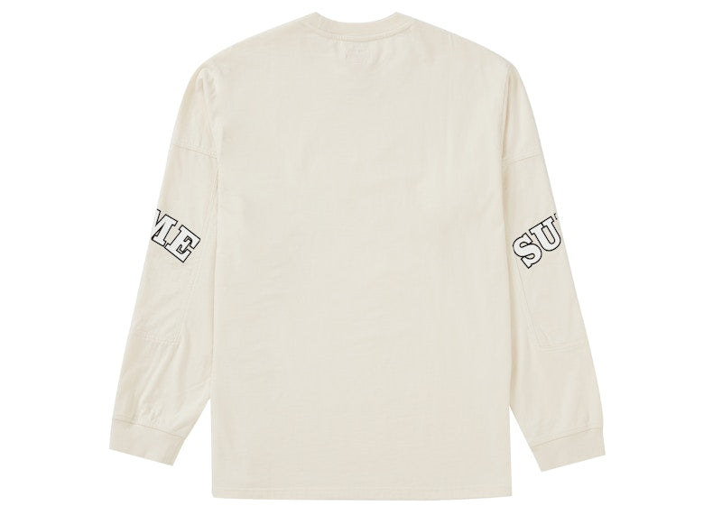 Supreme Cutout Sleeves L/S Top Natural