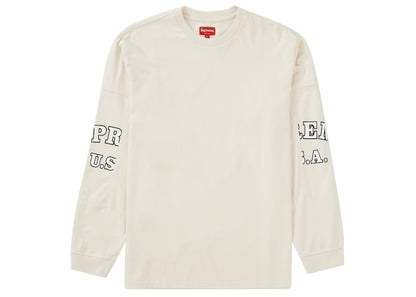 Supreme Cutout Sleeves L/S Top Natural