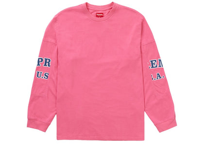 Supreme Cutout Sleeves L/S Top Pink