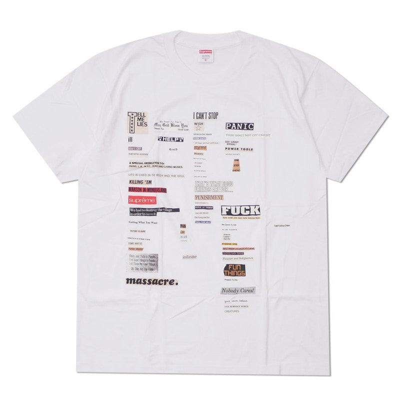 Supreme Cutouts Tee White