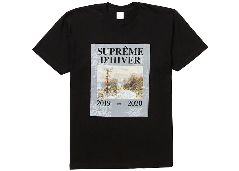 Supreme D'Hiver Tee Black