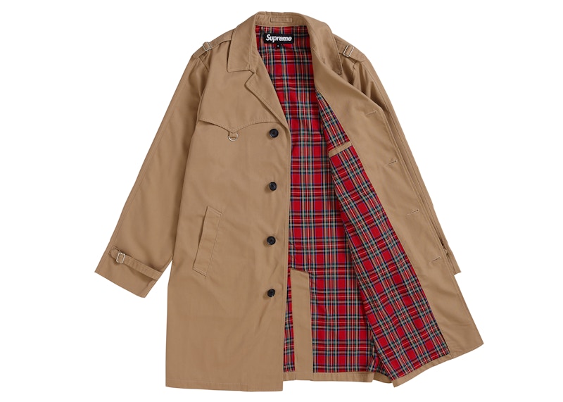 Supreme D-Ring Trench Coat Tan