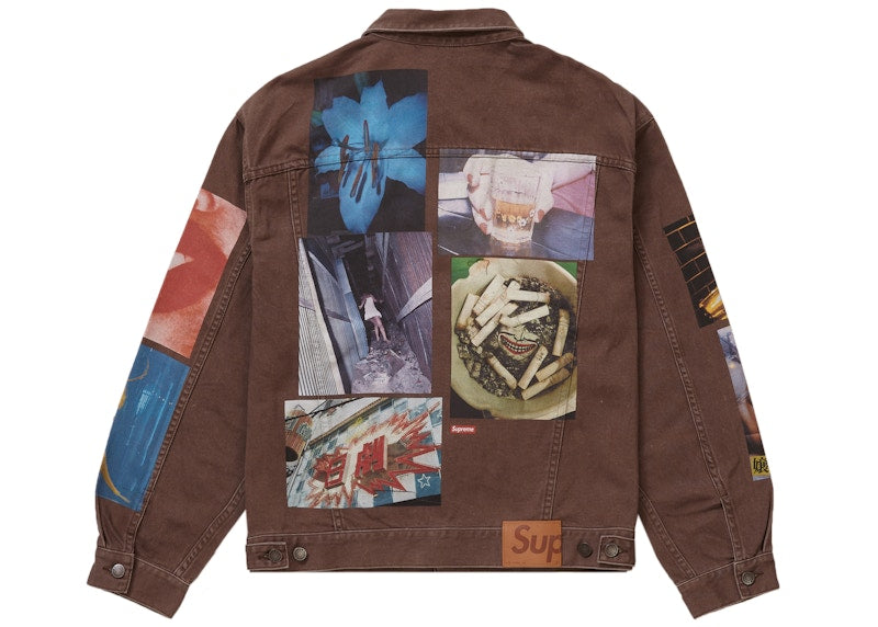 Supreme Daido Moriyama Denim Trucker Jacket Brown