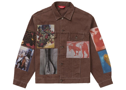 Supreme Daido Moriyama Denim Trucker Jacket Brown