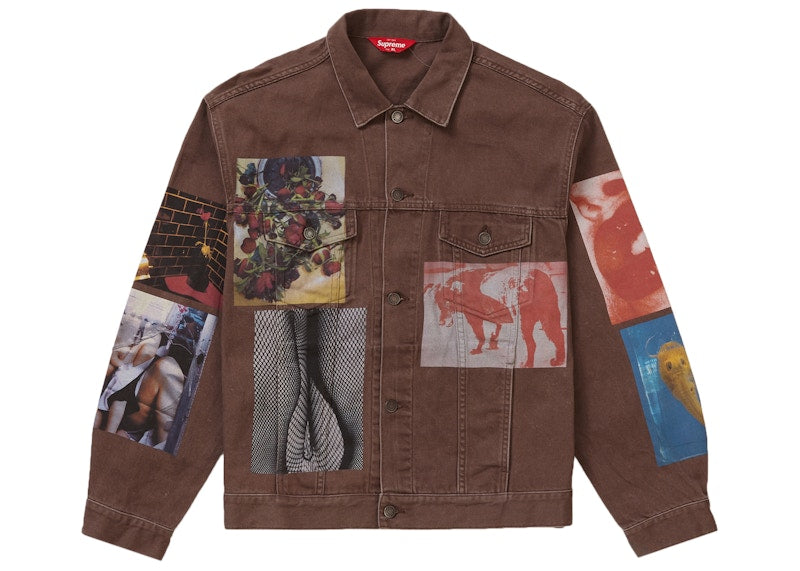 Supreme Daido Moriyama Denim Trucker Jacket Brown