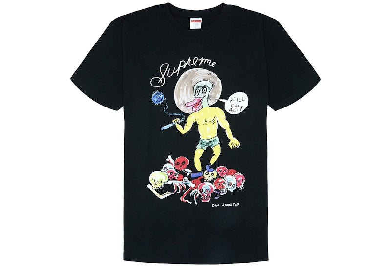 Supreme Daniel Johnston Kill Em All Tee Black