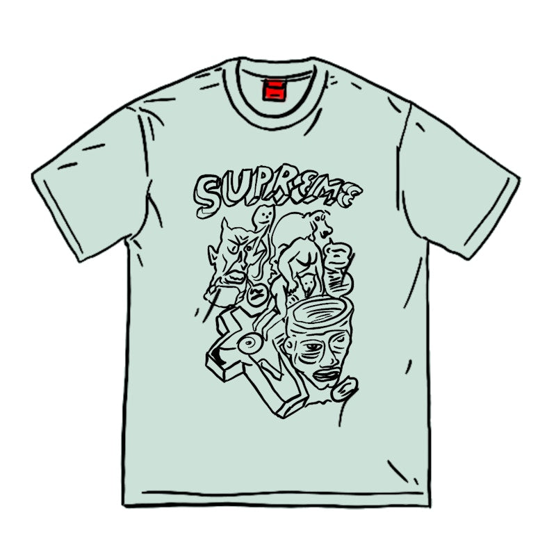 Supreme Daniel Johnston Tee Light Teal