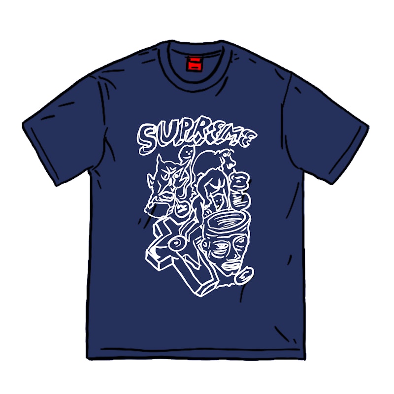 Supreme Daniel Johnston Tee Navy