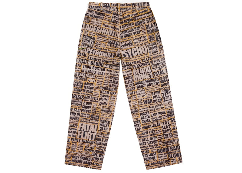 Supreme Dash Snow Double Knee Painter Pant Multicolor