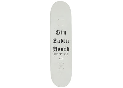 Supreme Dash Snow Skateboard Deck White