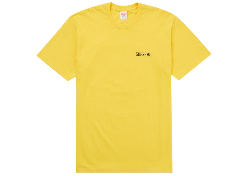 Supreme Dash Snow Tee (FW25) Yellow