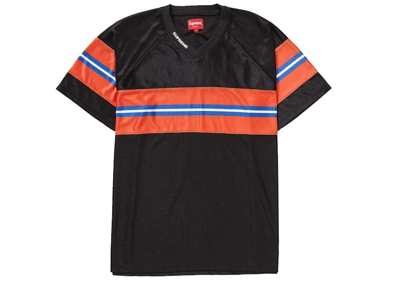 Supreme Dazzle Chest Stripe S/S Top Black