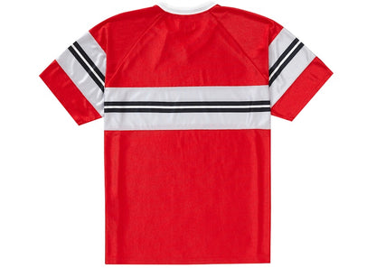 Supreme Dazzle Chest Stripe S/S Top Red