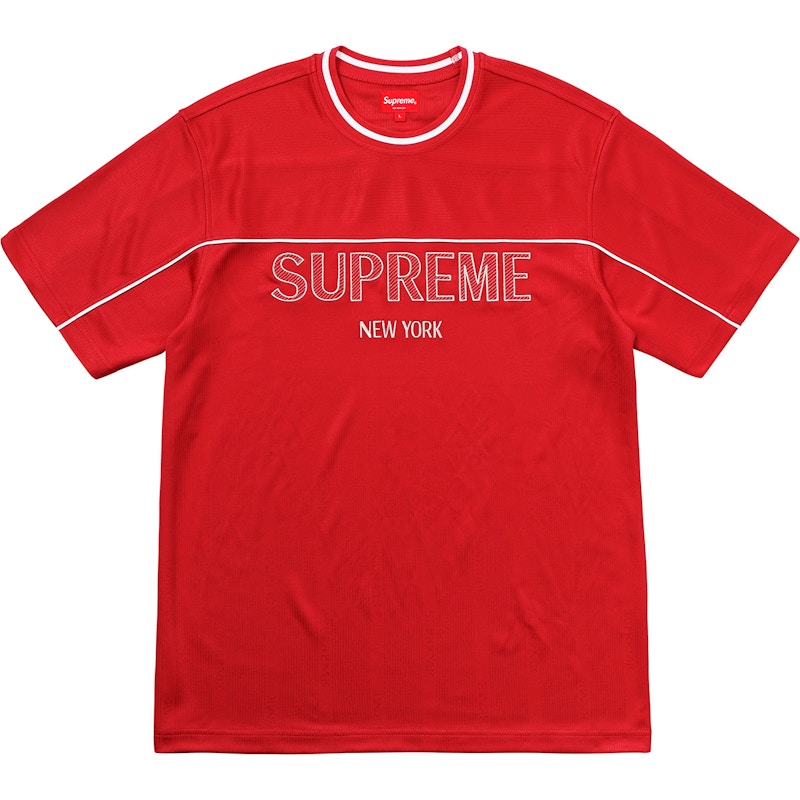 Supreme Dazzle Warm Up Top Red