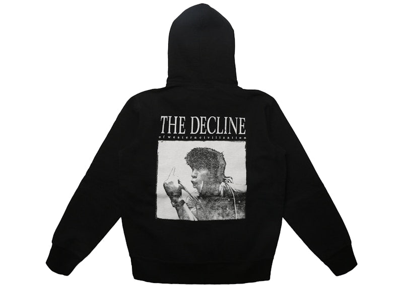 Supreme Decline Hooded Sweatshirt Black