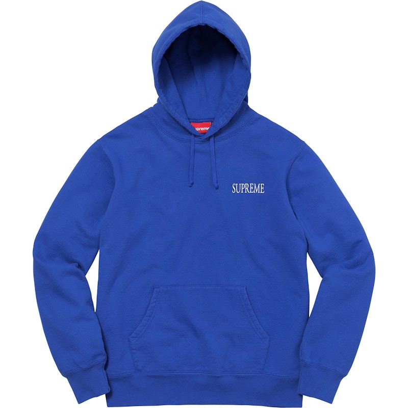 Supreme Decline Hooded Sweatshirt Royal