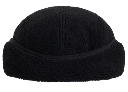 Supreme Deep Pile Earflap Camp Cap Black