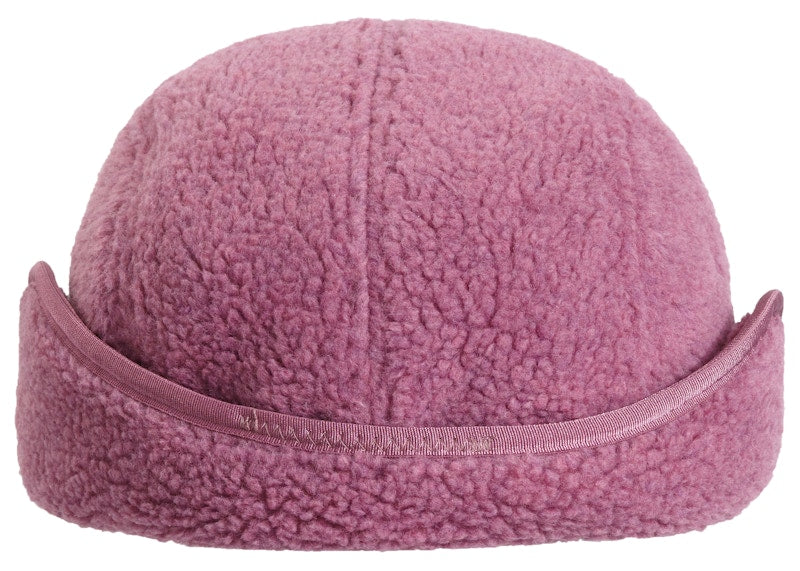 Supreme Deep Pile Earflap Camp Cap Dusty Pink