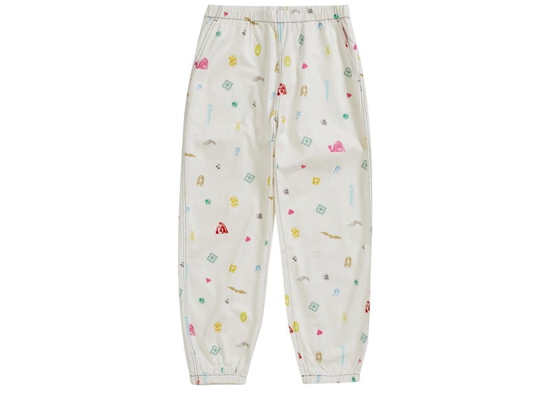 Supreme Deep Space Skate Pant White