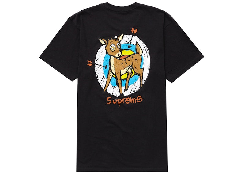 Supreme Deer Tee Black