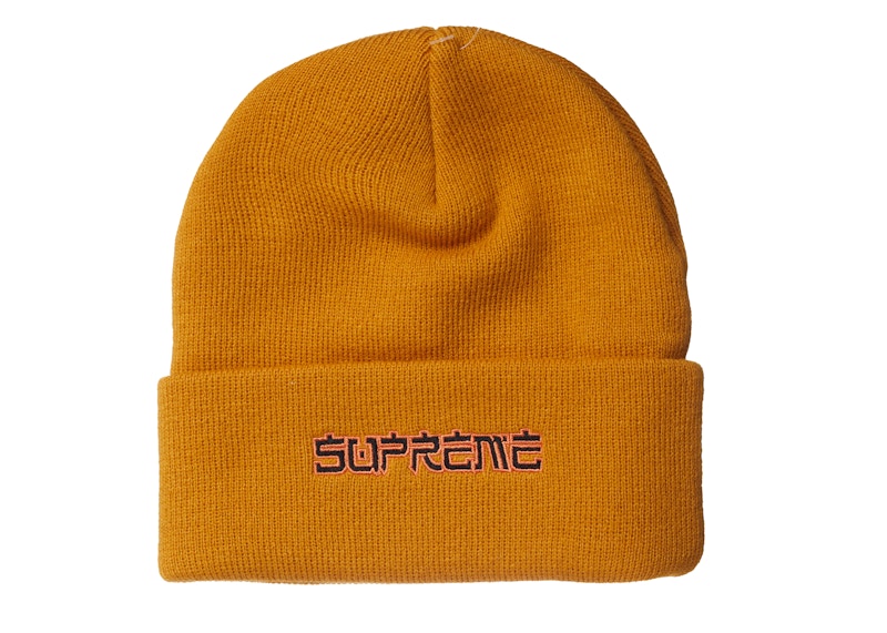 Supreme Demon Beanie Mustard