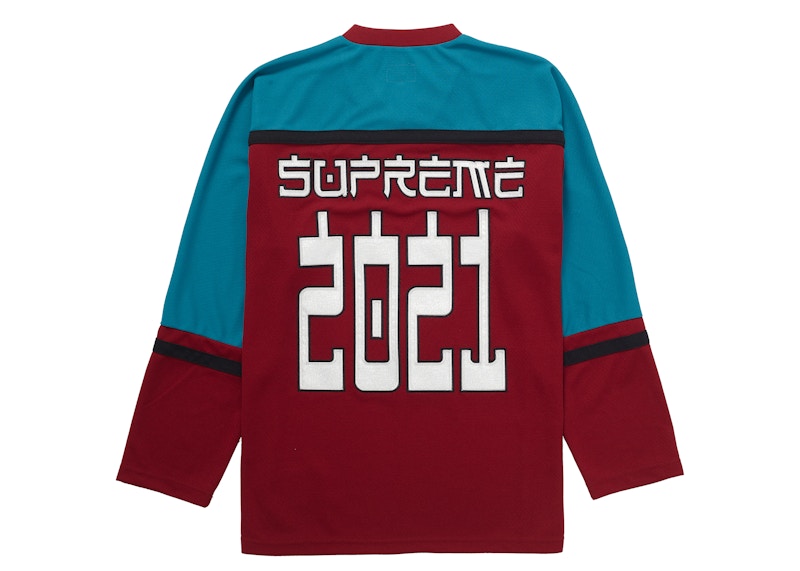 Supreme Demon Hockey Jersey Cardinal