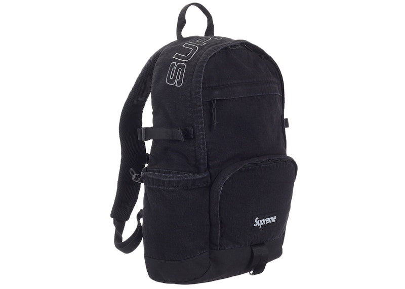 Supreme Denim Backpack Black