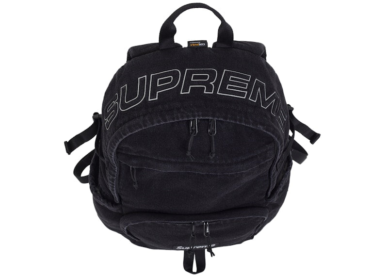 Supreme Denim Backpack Black