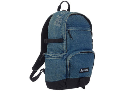 Supreme Denim Backpack Washed Indigo