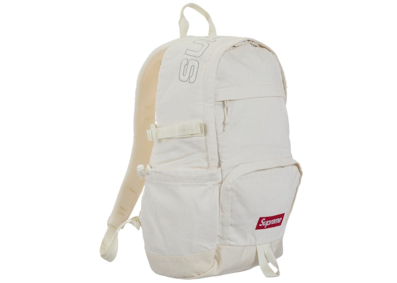 Supreme Denim Backpack White