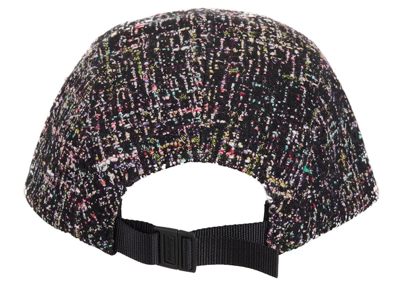 Supreme Denim Boucle Camp Cap Black